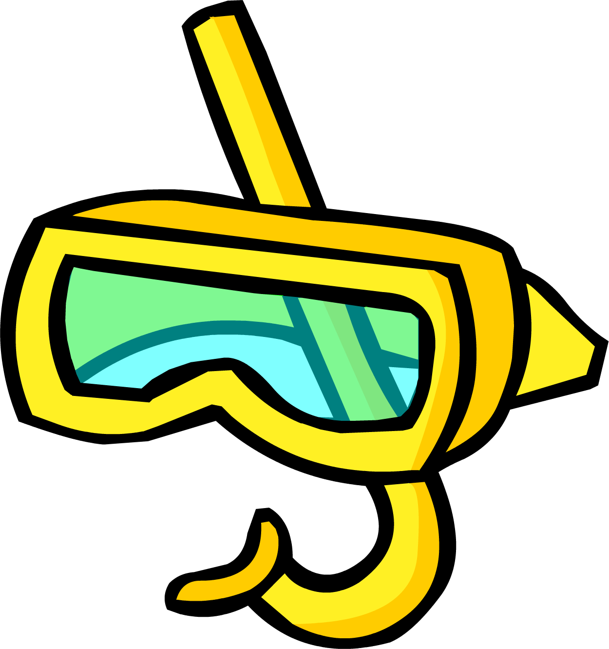 Yellow Snorkel - Png - Snorkels Png (1250x1331), Png Download