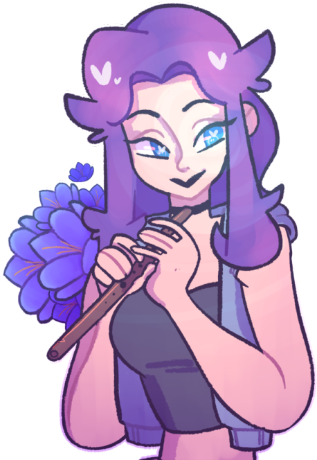 I Drew My Wife - Abigail Stardew Valley Sprite (500x677), Png Download