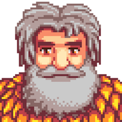Stardew Valley Linus - Stardew Valley Линус (400x400), Png Download