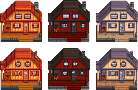[idea] Exterior House Customisationimage - Stardew Valley Cabin Upgrade (522x346), Png Download