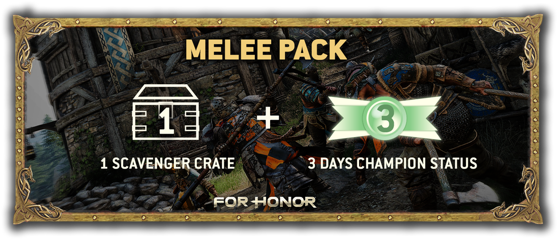 A Melee Pack Will Be Given To All Players Active For - For Honor (1200x598), Png Download