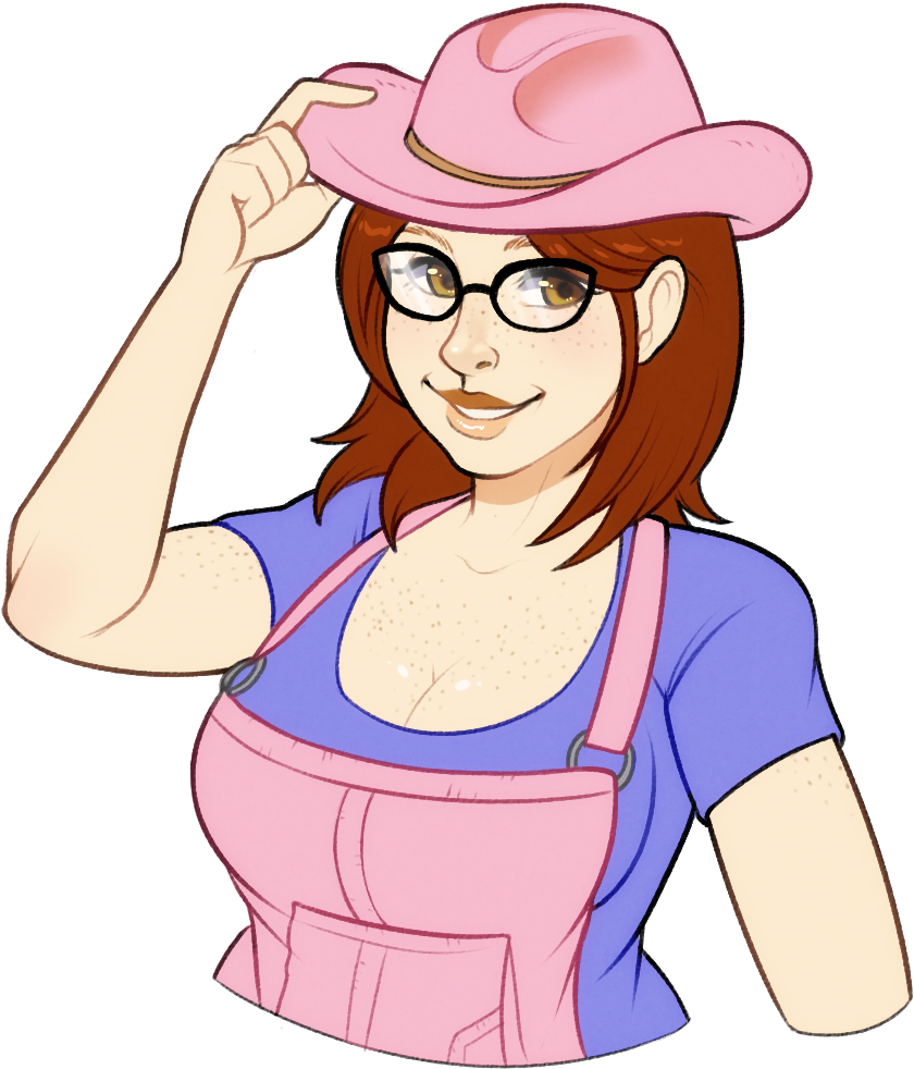 Rancher Clara - Stardew Valley - Fur (900x1024), Png Download