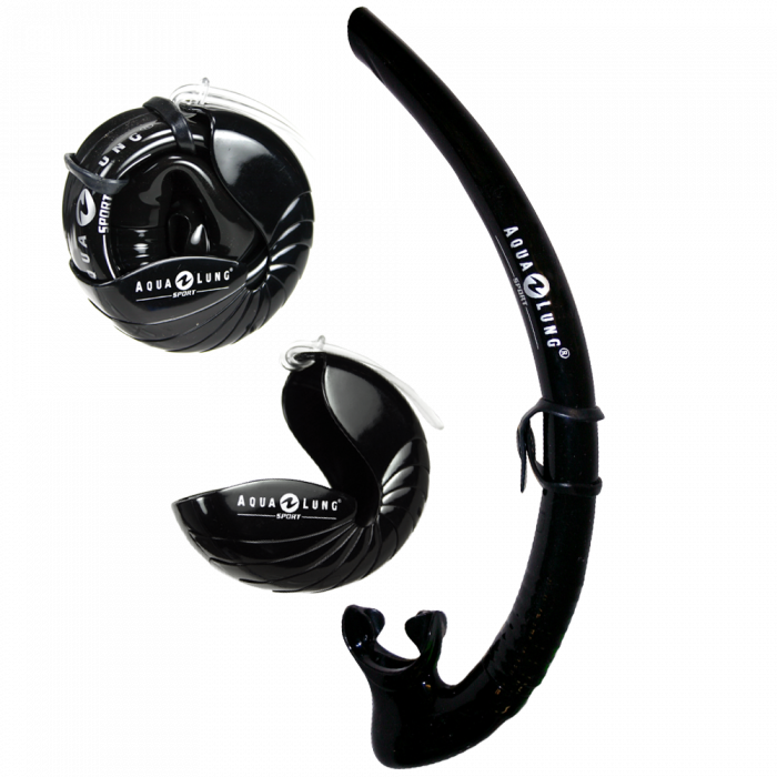 Aqua Lung Sport Nautilus Roll Up Snorkel (black) (700x700), Png Download