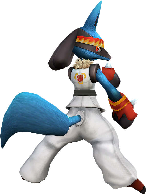 Classic Pit Lucario Robe 1 - Lucario Project M Skins (622x777), Png Download