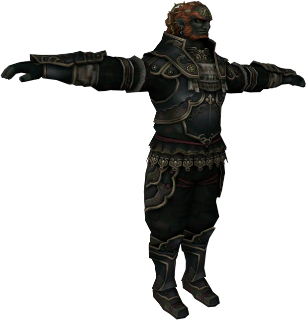 Download Zip Archive - Ganondorf Twilight Princess Model (750x650), Png Download