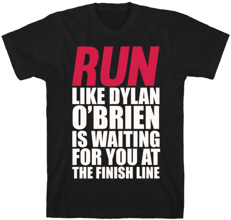 Run Like Dylan O'brien Is Waiting For You At The Finish - God Is A Dj Life (484x484), Png Download