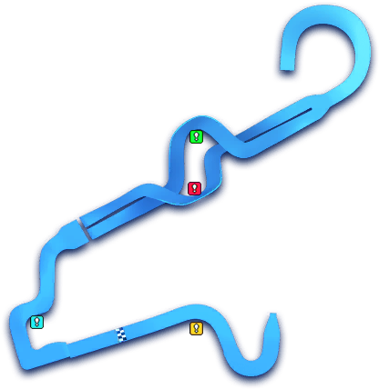 Race 1 3 - Mario Kart 8 Tracks Sweet Sweet Canyon (480x480), Png Download