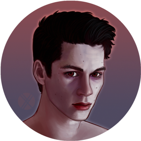 Dylan O'brien Portrait - Stiles Stilinski (500x500), Png Download