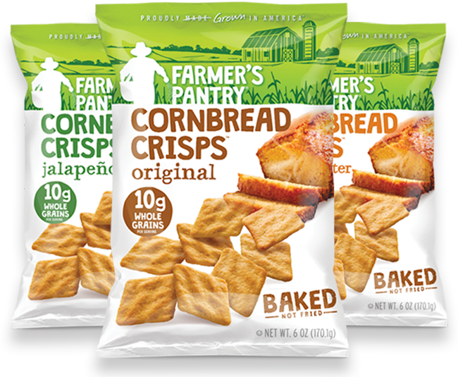Learn More - Farmer's Pantry Honey Butter Cornbread Crisps 6 Oz. (650x535), Png Download