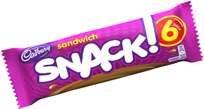 Cadbury Snack Sandwich - Cadbury Snack Sandwich 22g (600x271), Png Download