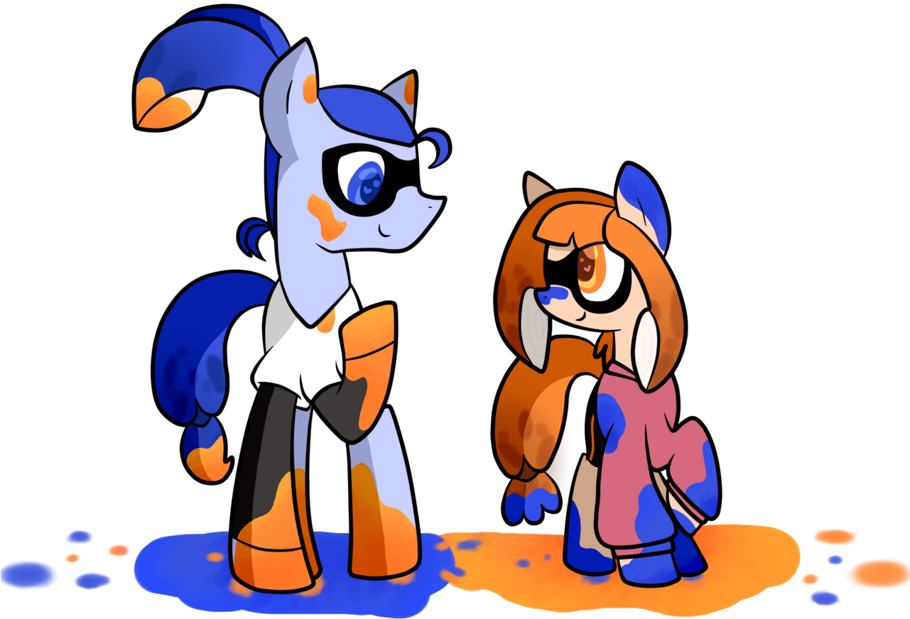 Php54, Blue , Clothes, Crossover, Cute, Duo, Earth - Cartoon (1280x889), Png Download