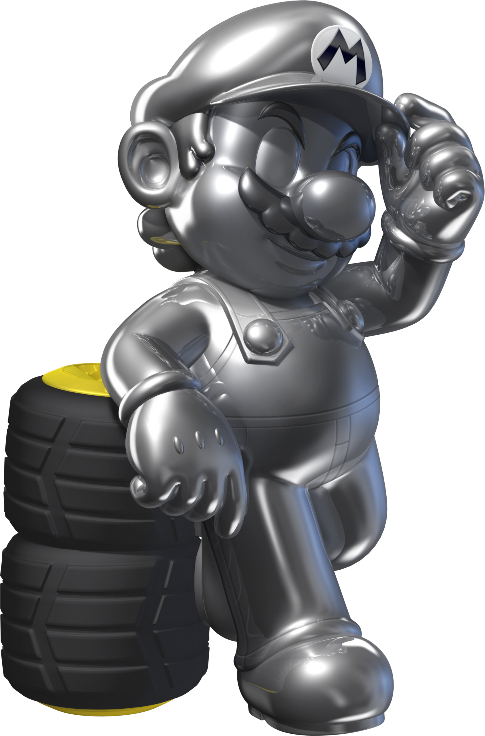 Mario Kart 8 Mario Kart 7 Super Mario Bros - Super Mario Metal Mario (1682x2553), Png Download