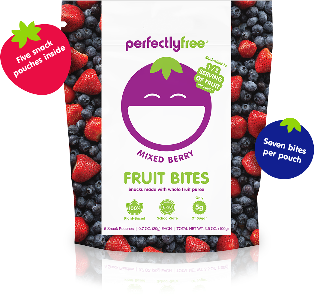 Perfectly Free Fruit Bites (1095x1024), Png Download