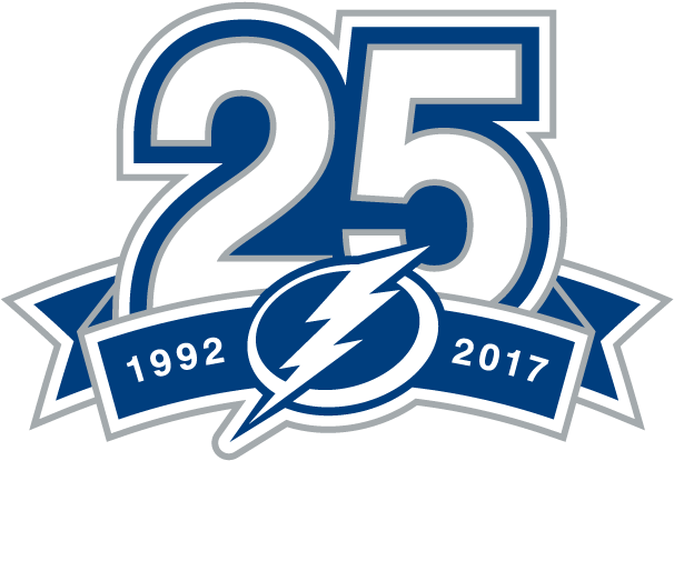 Florida Hospital Has Partnered With The Tampa Bay Lightning - Tampa Bay Lightning 25 Years (615x615), Png Download