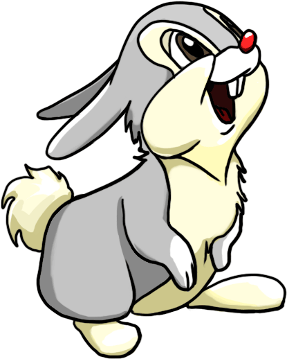 Hares Drawing Cartoon - Rabbit Cartoon Characters (600x600), Png Download