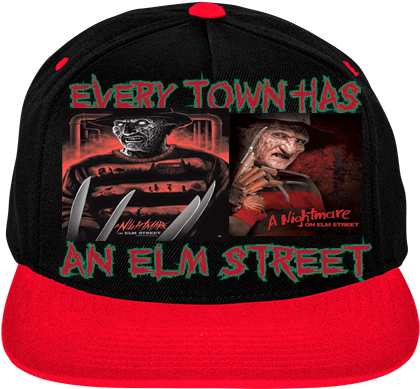 Springwood Slasher Freddy Krueger Snapback - Tin Sign: Nightmare On Elm Street Freddy Krueger Movie, (450x450), Png Download