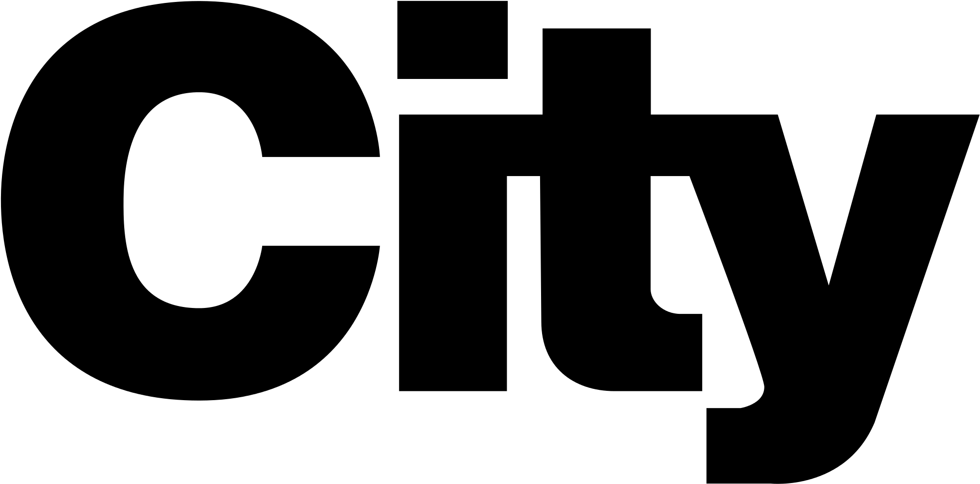 City - City Tv Logo (2000x993), Png Download