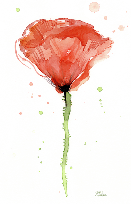 Click And Drag To Re-position The Image, If Desired - Watercolor Painting (449x700), Png Download