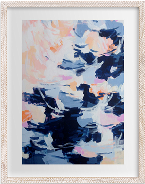 Whitewashed Herringbone Frame (350x415), Png Download