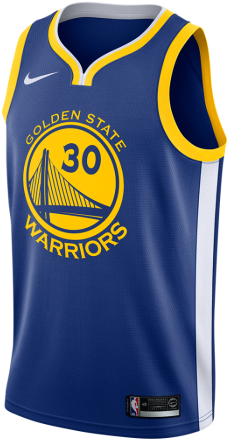 Golden State Warriors Stephen Curry Blue Jersey (560x560), Png Download