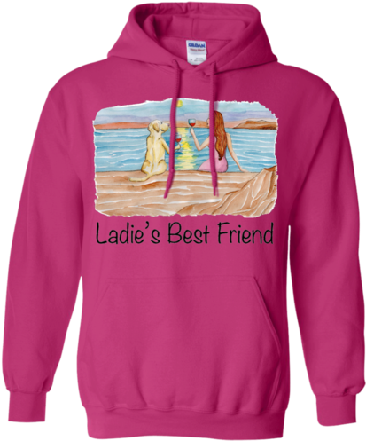 Ladie's Best Friend Watercolor Hoodie - Queens Are Born In April, Strong Black Woman (500x500), Png Download