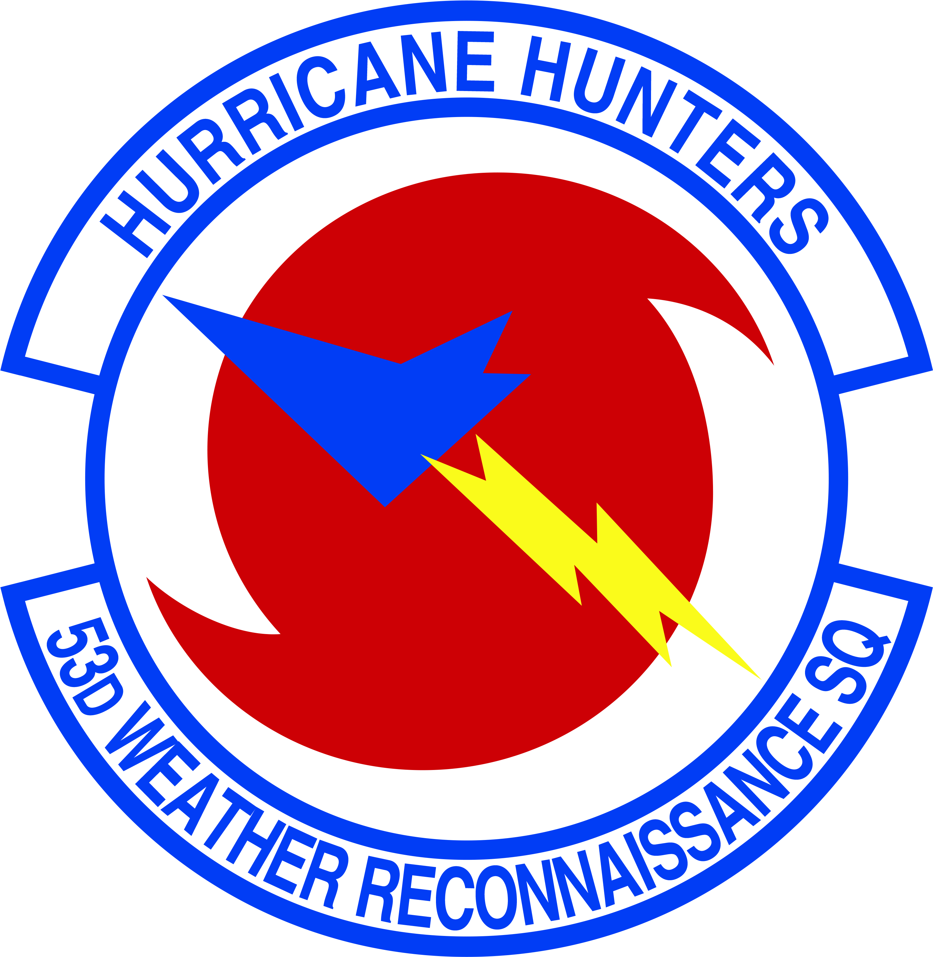 53d Wrs Hurricane Hunters - Hurricane Hunters (3300x3300), Png Download