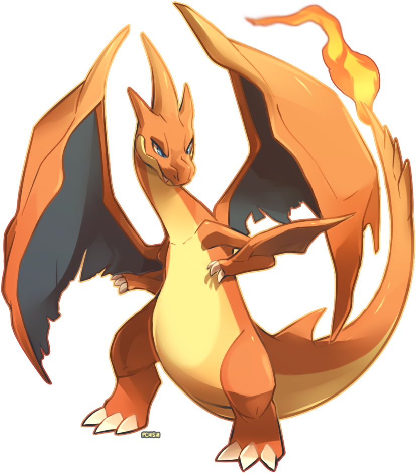 Clip Art Transparent Library Mega Charizard Y By Mblock - Pokemon Charizard Mega Evolution Y (841x951), Png Download