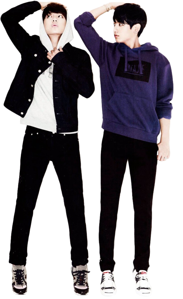 Jungkook And Taehyung Render By Allaixa - Jungkook E Jimin Png (714x1119), Png Download