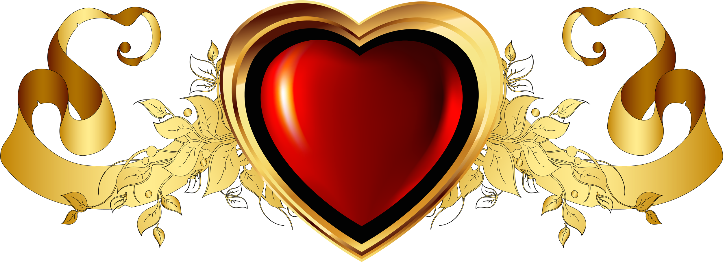 Gold - Clip Art Png Files (2560x980), Png Download