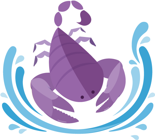 Dark And Mysterious, This Intense Water Sign Is Symbolized - Scorpio Zodiac Sign Png (537x548), Png Download