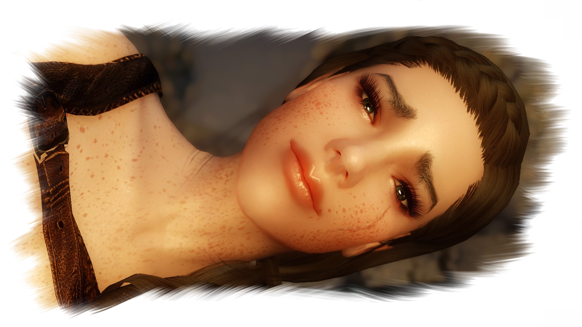 3 Thicknesses Of Freckles For Your Characters Body, - Girl (1920x1080), Png Download