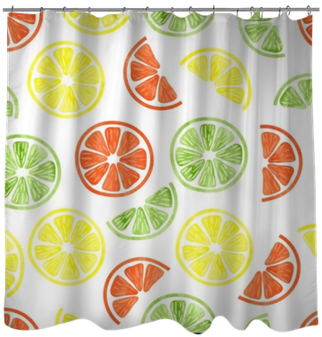 Watercolor Citrus Seamless Pattern - Lime (400x400), Png Download