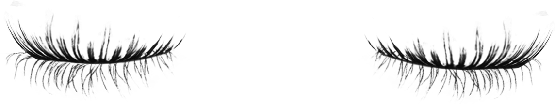 Eyelashes Transparent Closed - Eyelash Extensions (1300x1147), Png Download