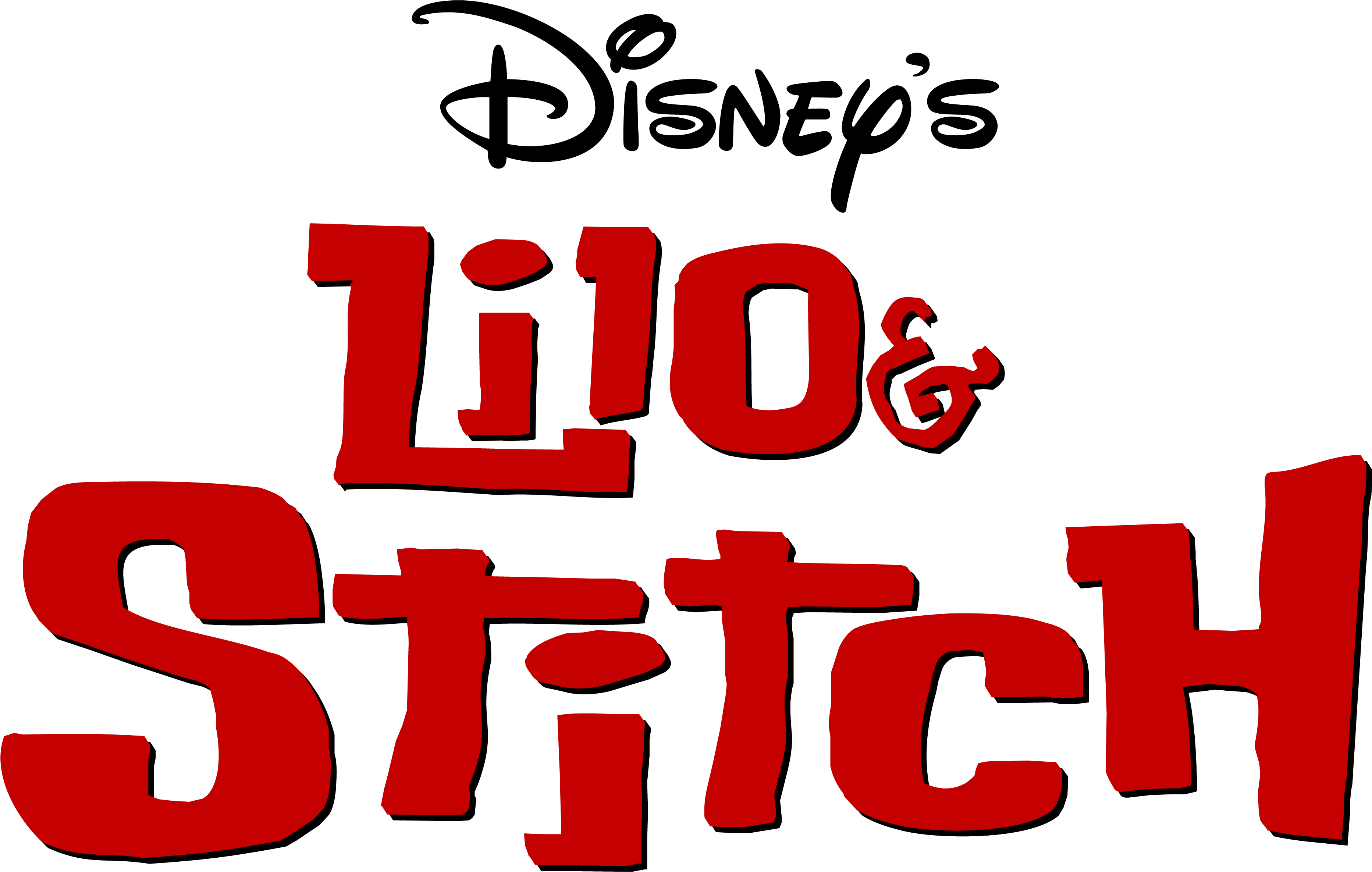 Lilo & Stitch Logo - Lilo Y Stitch Letras (3742x2385), Png Download