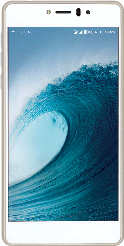 Mobile Phone Png Clipart - Lyf Water 1 4g Dual Sim 16 Gb (white) On Offer (500x500), Png Download