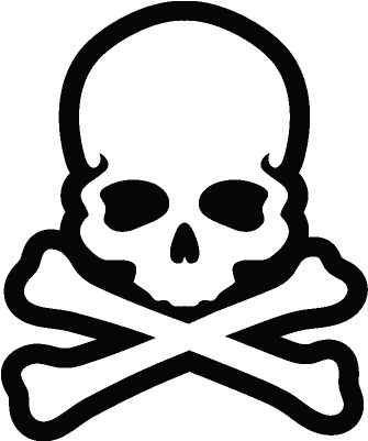 Fresh Photos Of Skull And Crossbones Harakiri Lalalala - Mastermind Japan (400x400), Png Download