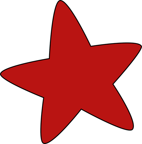 Star Clipart Red - Clip Art Red Star (500x508), Png Download
