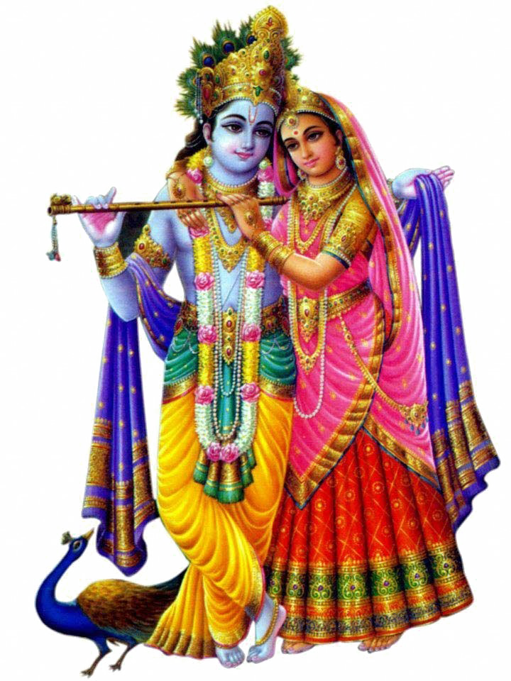 Radha Krishna Png Free Download - Krishna And Radha Png (720x960), Png Download