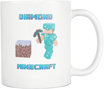 Buy It Now - Minecraft 16478 Alex With Diamond Armour Figure (480x480), Png Download