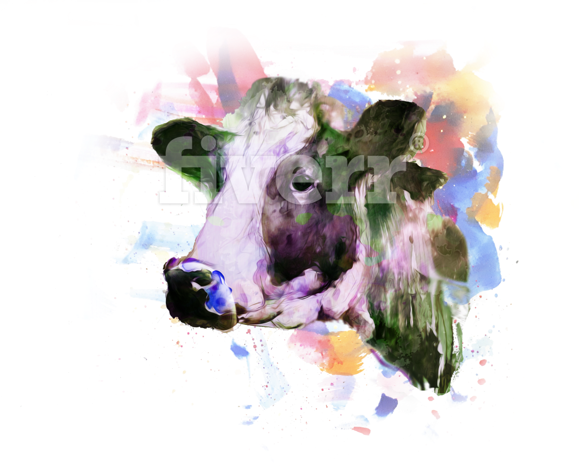 Dairy Cow (1200x1200), Png Download