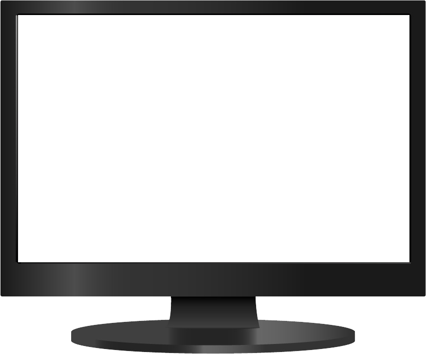 Monitor Screen Clipart (850x706), Png Download