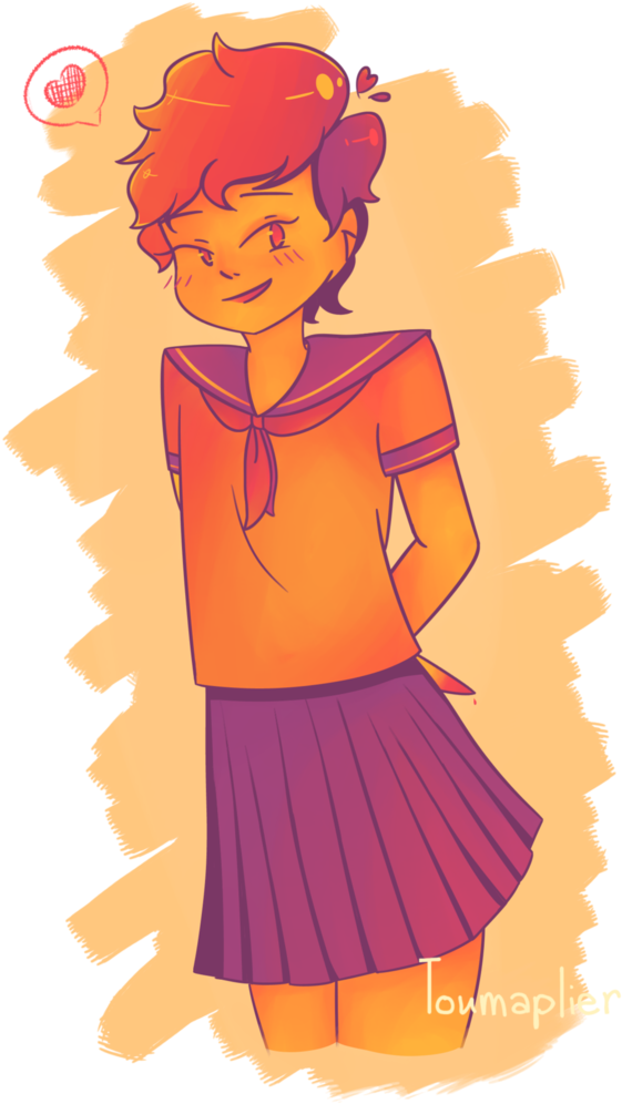 Senpai~ By Toumaplier - Illustration (758x1054), Png Download