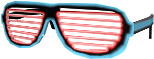 Neon Shutter Shades - Shutter Shades (420x420), Png Download