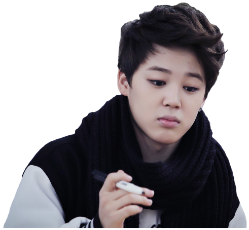 Banner Transparent Library Jimin Tumblr - Bts Jimin Transparent (500x453), Png Download