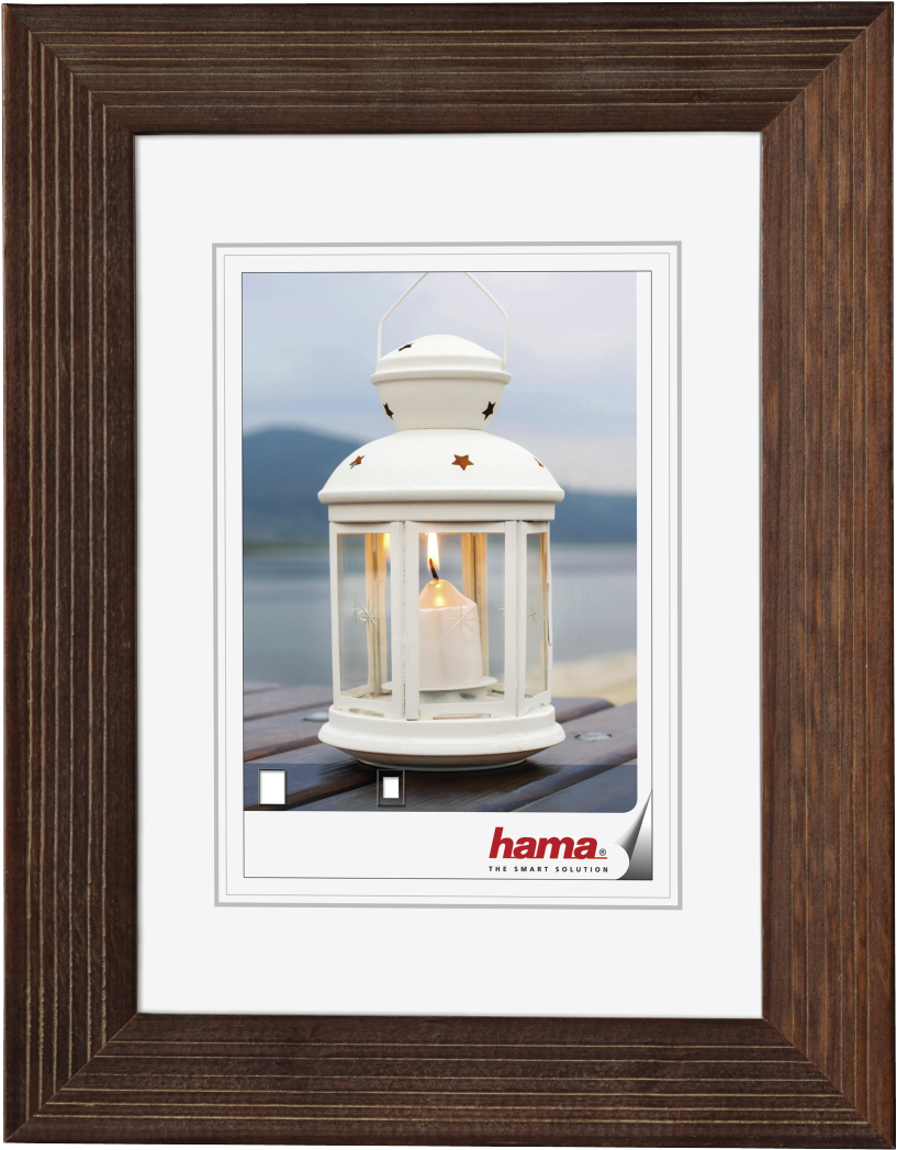 "lahti" Wooden Frame, Brown, 13 X 18 Cm - Hama Lahti White 15x20 Wooden Frame 175196 (1100x1100), Png Download
