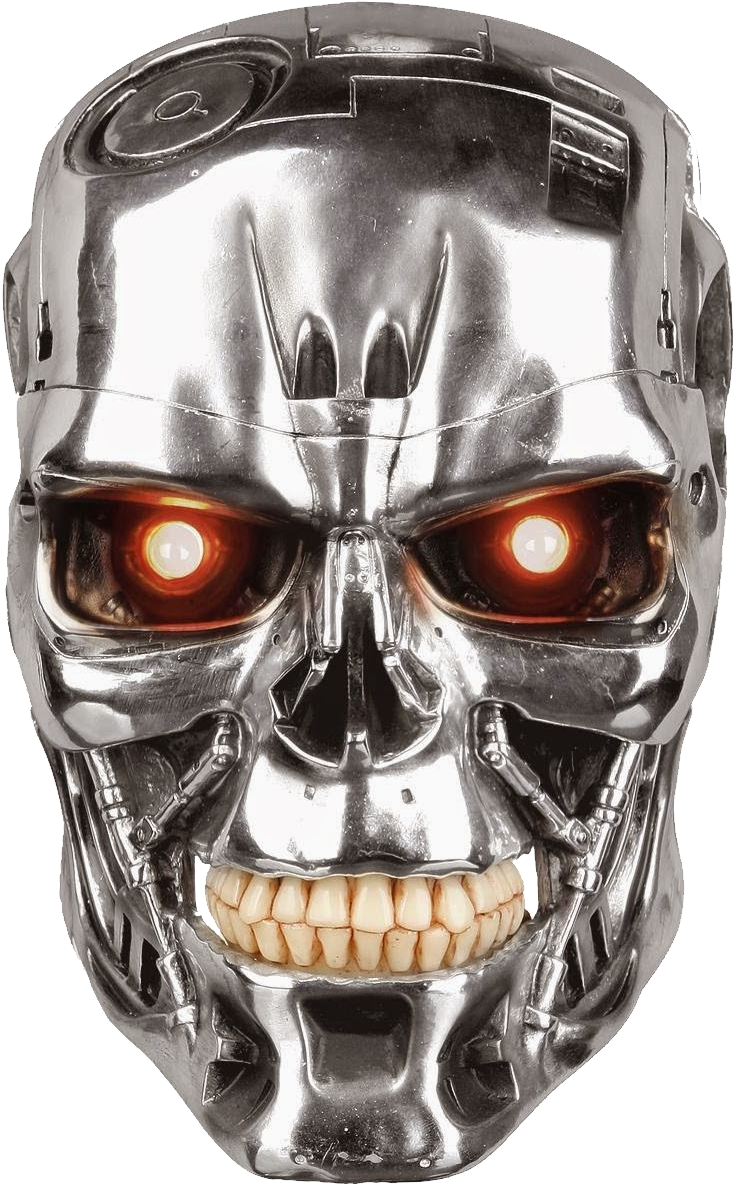 Terminator Head Png (800x1250), Png Download
