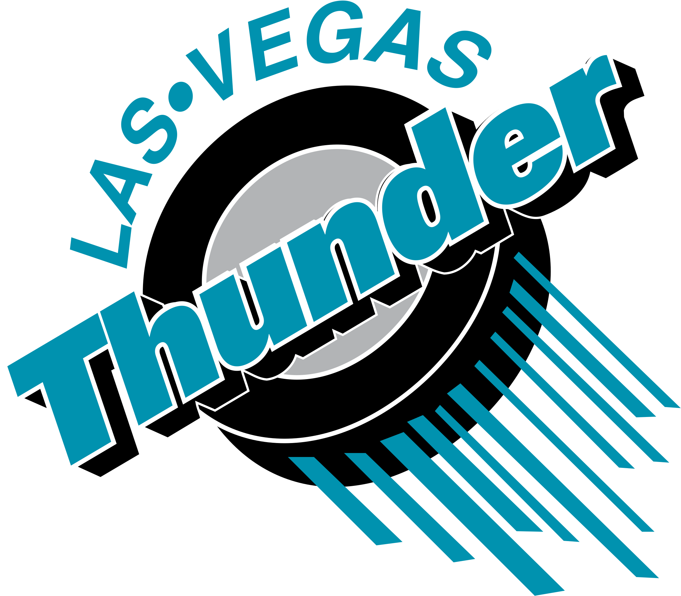 Las Vegas Thunder Logo Png Transparent - American Hockey League Teams In Las Vegas (2400x2400), Png Download