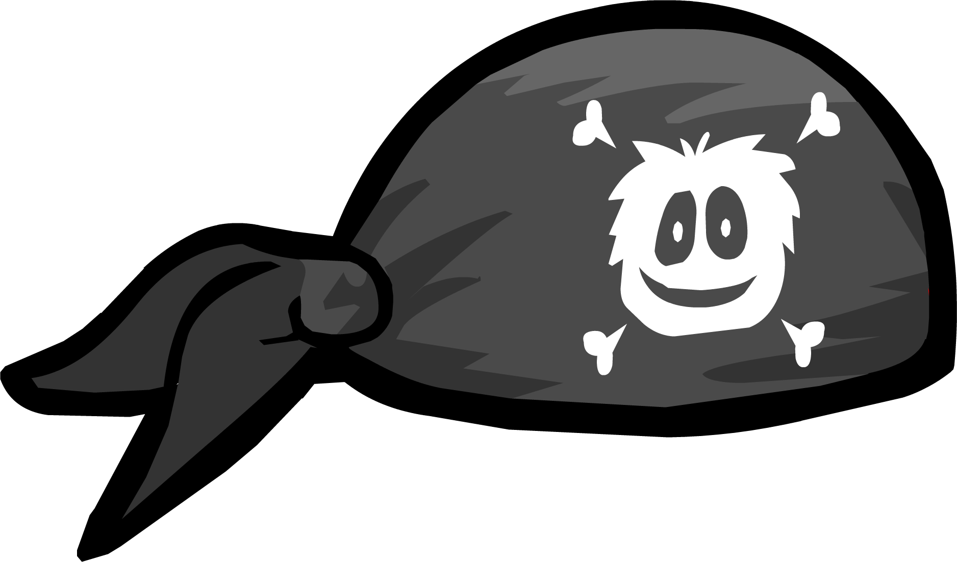 Pirate Bandana Png - Thug Life Png Cap (1876x1102), Png Download