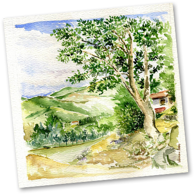 Longobardo Family Has Always Been In Contact With Nature - Painting (430x430), Png Download