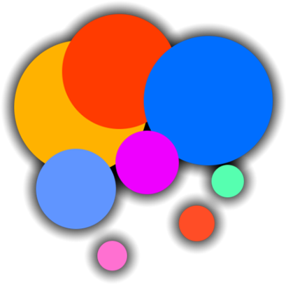 Polychrome Drip - Circle (420x420), Png Download